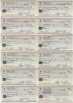 Lot of (50) Gary Carter Signed Checks (PSA/DNA PreCert)
